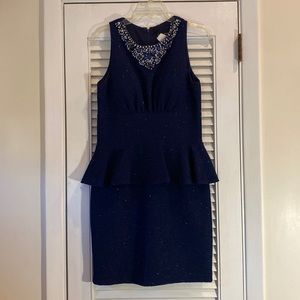 Classic blue cocktail dress size 8